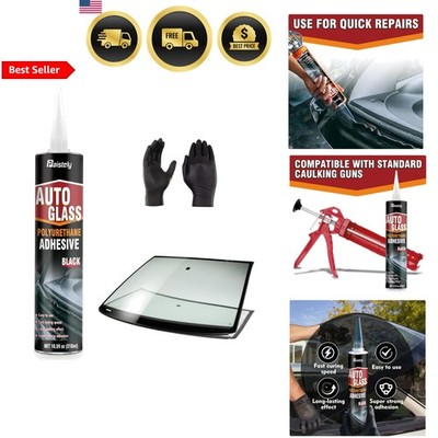 Windshield Sealant Black 310ml Windshield Adhesive Waterproof Polyurethane