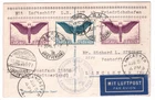 GRAF ZEPPELIN Card *SWITZERLAND* Air 1F{2} 1929 1. AMERIKAFAHRT Flight USA KZ600