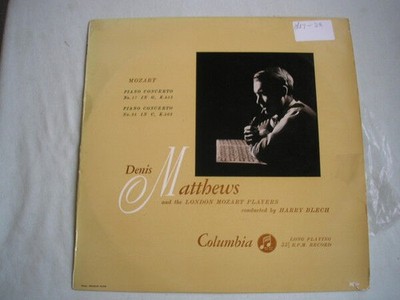 Denis Matthews - Mozart Piano Concerto In D Major, K. 453 And C