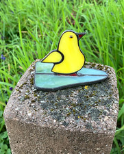 Tiffanytechnik / Déco Osterhasen   / aus 7 Teilen gefertigt / BoSi Art seit 1990