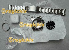 DIY SET for 3135 watch case  dial  hands  Strap sapphire 40mm