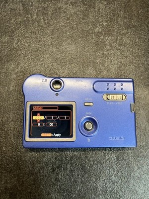 Rare [Exc+5] CASIO EXILIM EX-S2 Blue Compact Digital Camera From