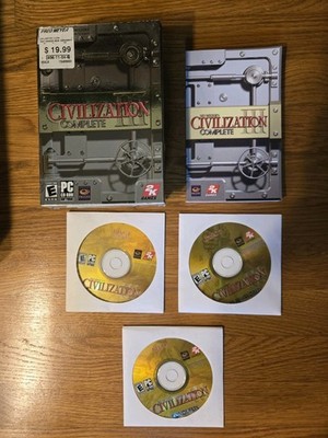 Sid Meiers Civilization III Complete (PC 2005) 3 CDs & Manual in Original Box