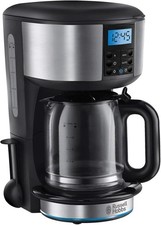 Image of Russell Hobbs Buckingham Filter Coffee Machine, 1.25L Carafe/10 Cups, 1-4 Cup