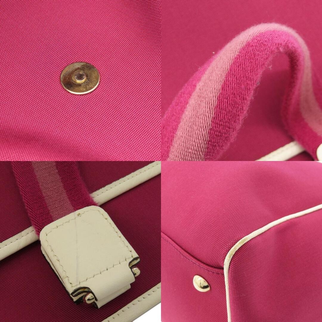 GUCCI Nylon Canvas Tote Bag Purple Used Ladies Shoulder Bag thumbnail 9