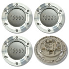 Alloy Wheel Centre Cap Hub x4 For Audi Silver 146mm TT A4 A6 A8 Q5 Q7 8N0601165A