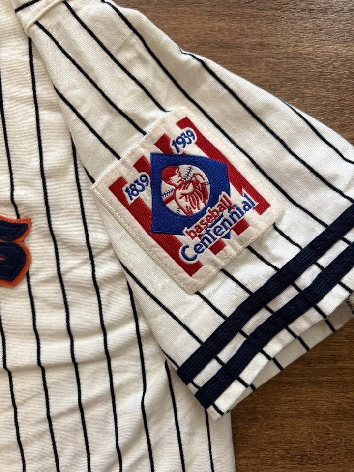 New York Knights 1939 Authentic WOOL Home Baseball Jersey from "The Natural" 3XL - Image 3 of 4