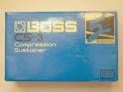 Boss CS-3 Compression/Sustainer Pedal For Electric Guitar Blue, BNIB