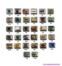 Italian Charms Lots to Choose from Italian Charm Links for your Bracelet Set 3 