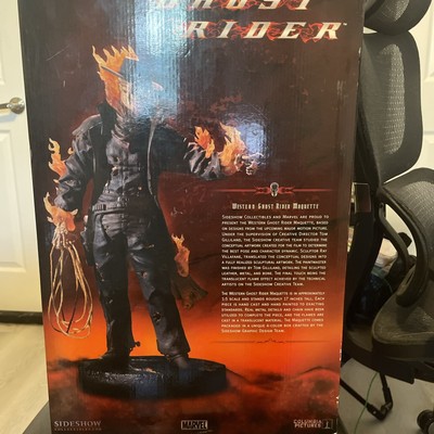 Western Ghost Rider Maquette Sideshow Marvel 1/400 New! NIB 