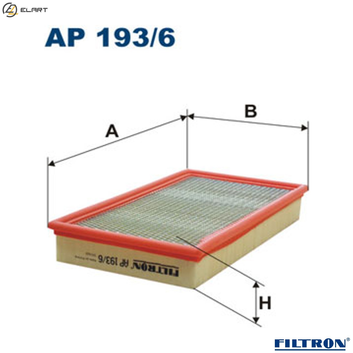 AIR FILTER AP 193/6 FOR JAGUAR AJ-V6/FB 3.0L 6cyl S-TYPEAJ8FT 4.2L AJ-V8 4.0L