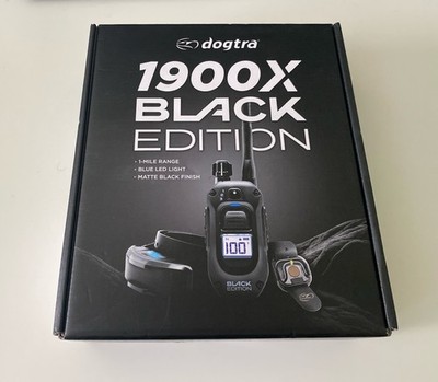 Dogtra 1900X Black Edition Dog Remote Training Collar 1 Mile Boost Handsfree New