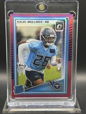 2025 Panini Donruss Optic - Rated Rookie Kalel Mullings #262 Pink Prizm (RC)
