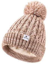 HAITHO Kids Toddler Winter Hat with Pom Pom, 2 Size 7-12 Years Multicolor-05