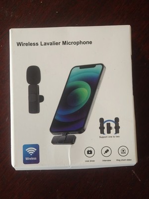Kabelloses Lavalier Mikrofon für iPhone, Android & Handy für Vlog, Video ect.
