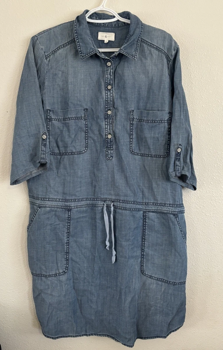 chinese dress ladies Gray Linen Dress with Belt