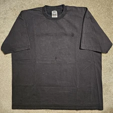 Vintage 90s Y2k Faded Black Pro Club Thrashed T-shirt Mens 2XL Skate Emo Sleeze