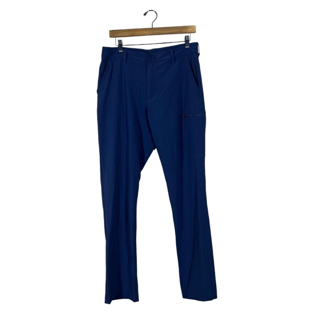Columbia Silver Ridge Utility Solid Hiking Pants Navy Blue Gorpcore Cargo Size32
