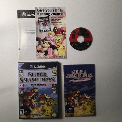 Super Smash Bros Melee Nintendo GameCube Video Game CIB Complete