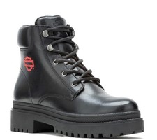 た*゜様 Harley Davidson ブラックロングブーツ Harley-Davidson Tressler Black Leather Motorcycle Boots Sz 10M