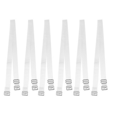 3 Paare unsichtbarer Büstenhalter Träger Edelstahl Haken Schultergurt ABS 10mm