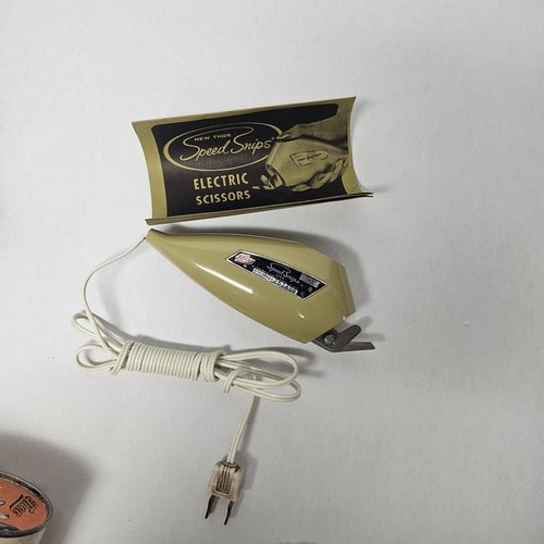 Vintage Thor Speed Snips Electric Scissors Model 101G A Sewing Craft Cutter