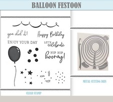 Balloon Festoon Cutting Dies Stamps Scrapbook Diy Greeting Card Handmade Balloon Festoon Cutting Dies Stamps Scrapbook Diy Greeting Card Handmade