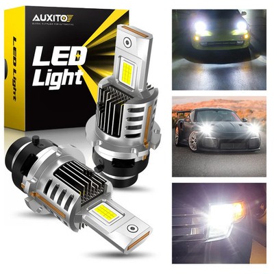 AUXITO 2Pcs D Series D2S D4S Led Car Headlight Canbus HID Led Xenon Bulb 1:1