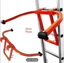 Heavy-Duty Orange Steel Ladder Stabilizer with Hardware – New in Box