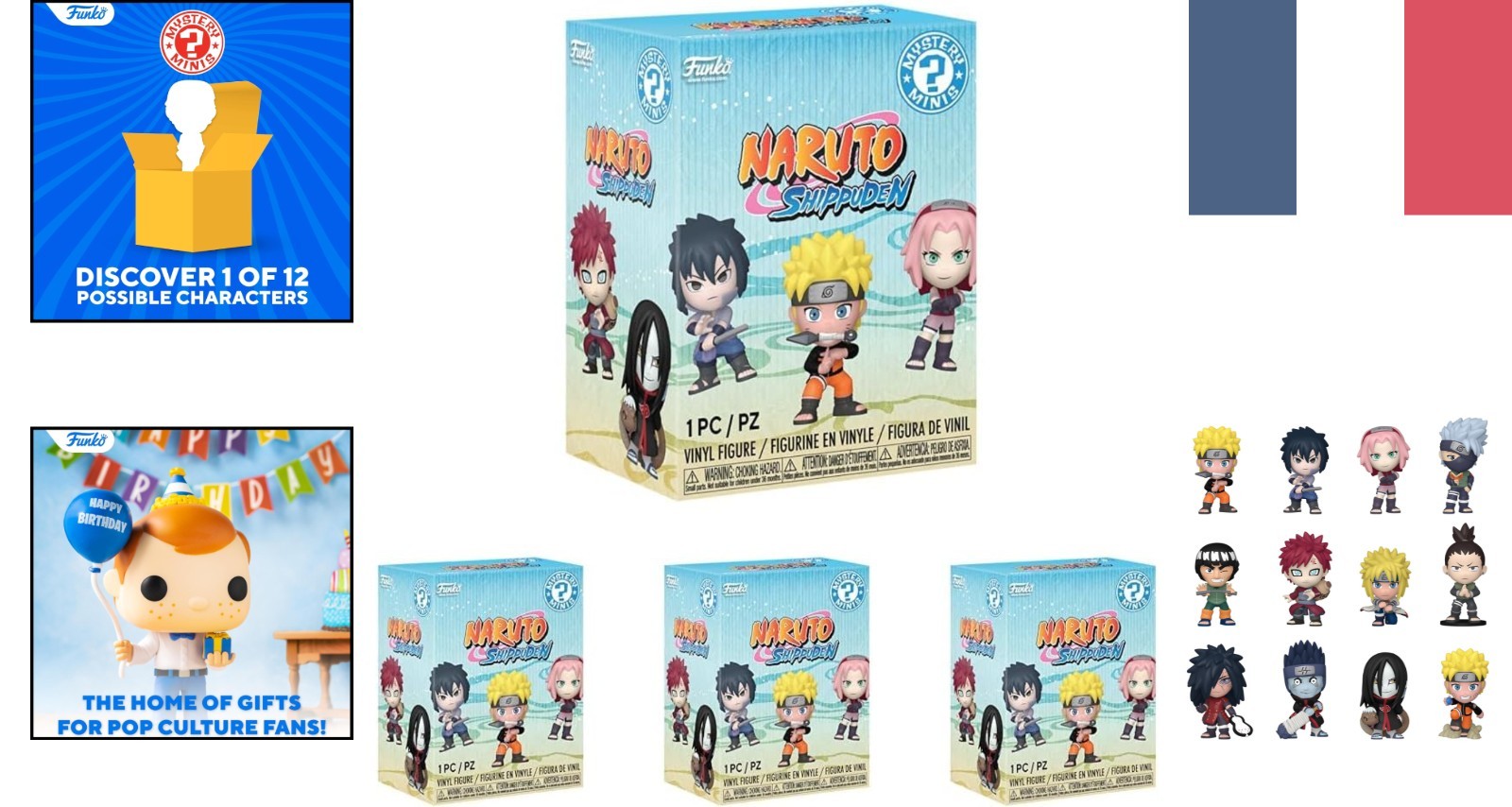 Naruto mini-figurine collector en vinyle idée cadeau unique pour anniversaire ado