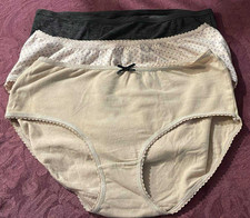 3 PAIRS OF M&S MIDI PANTS KNICKERS SIZE 10