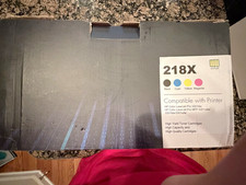 218X Compatible CMYK 4-Pack Toner for HP Color LaserJet Pro 3201/3301