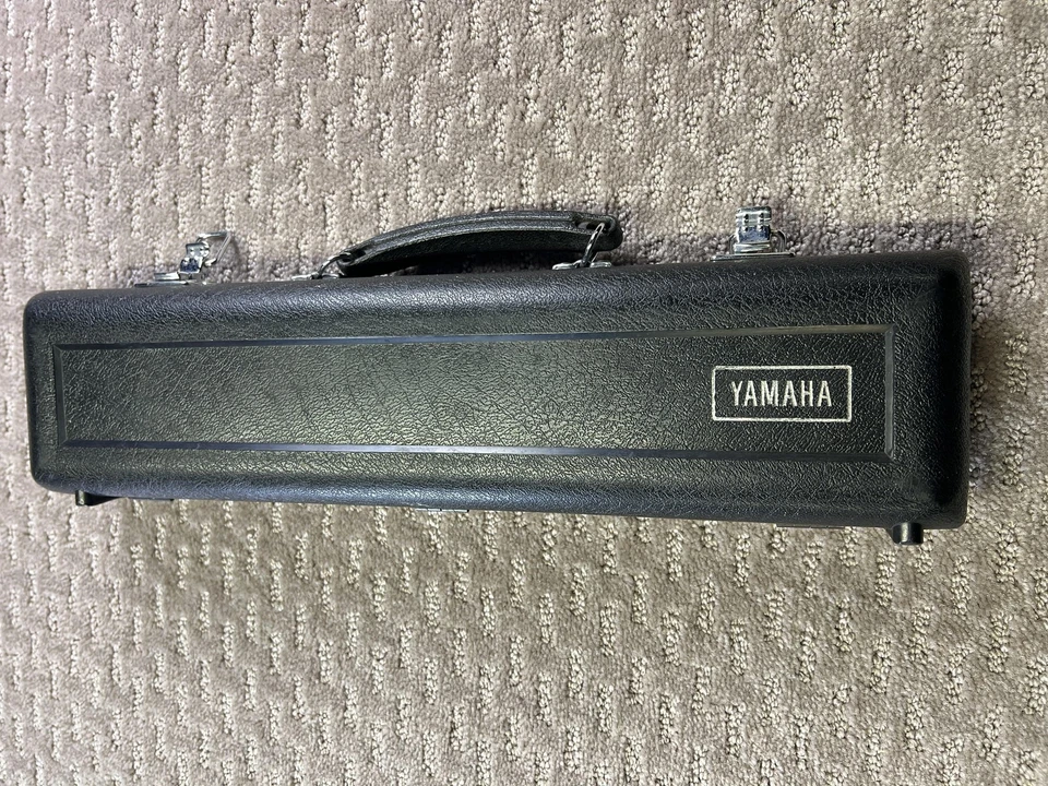 Yamaha 225SII Flute Silver Plate Made In Japan Student Band Instrument Case - Image 2 of 4