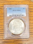1880 Morgan Dollar PCGS MS62 Silver Coin Philadelphia Uncirculated