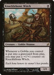 Knucklebone Witch (Lorwyn) #120/301 Rare MTG