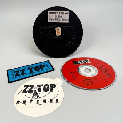 ZZ Top Pincushion Limited Edition CD Single Tin Case Patch Sticker UK Import