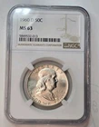 1960-D Franklin Half Dollar NGC MS63