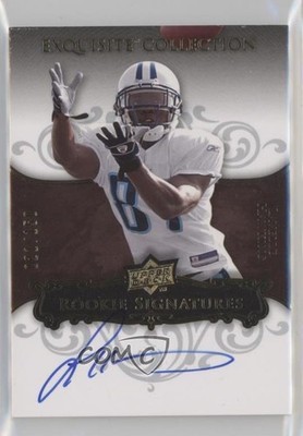 2008 Exquisite Collection Signatures 21/150 Lavelle Hawkins Rookie Auto RC 0c2