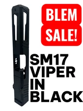 BLEM VIPER For Glock 17 custom Slide gen 1-3NEW Cerakote upper stripped BLACK