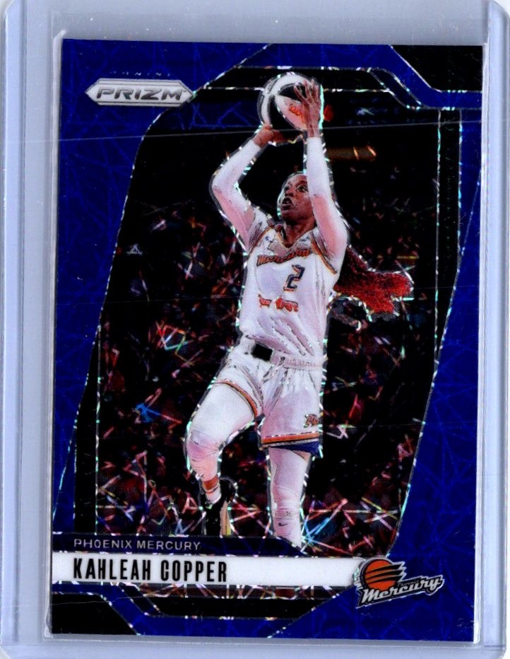 2024 Panini Prizm WNBA #115 Kahleah Copper Blue Velocity Prizms