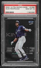 2000 Fleer Ultra Swing Kings Alex Rodriguez #10SK PSA 10 GEM MT 5xl