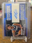 Dereck Lively II 2024-25 Prizm Black Sensational Signatures Blue /49 Dallas