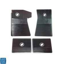 61-75 Buick Skylark GS Wildcat Electra 4 Rubber Floor Mat Set Black