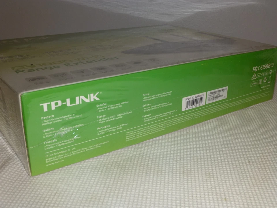 TP-LINK RE580D AC1900 Wireless Dual Band Gigabit Range Extender L-24  SEALED NEW - Image 4 of 4