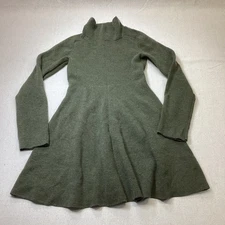Banana Republic Sweater Dress Women’s XXS Merino Wool Mock Neck A-Line Heavy