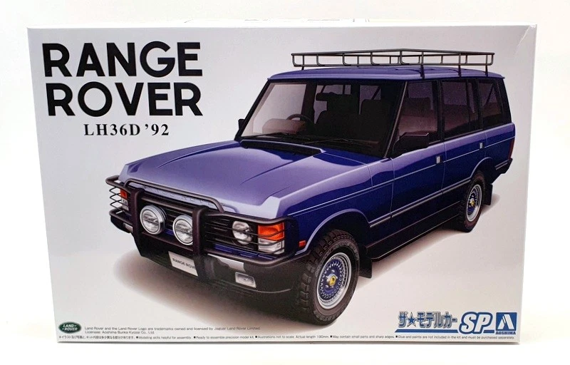 Набор для моделирования Aoshima масштаб 1:24 13744200 - 1992 Range Rover Classic на заказ LH36D - Изображение 3 из 4