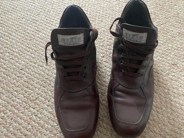 Men Hogan Boots Brown Leather 41