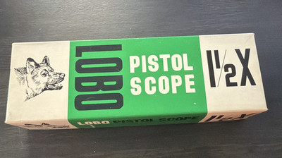 Thompson Center T/C Lobo 1.5X Vintage Handgun Scope NIB