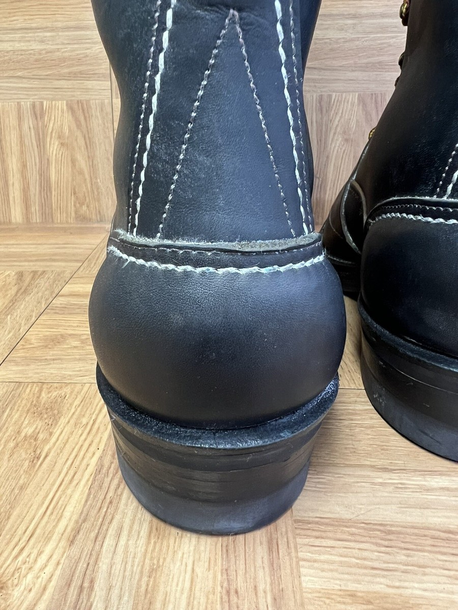 Sz 10 EE - WESCO Highliner Lineman Boots Jobmaster Black Sz 10 EE - WESCO Highliner Lineman Boots Jobmaster Black