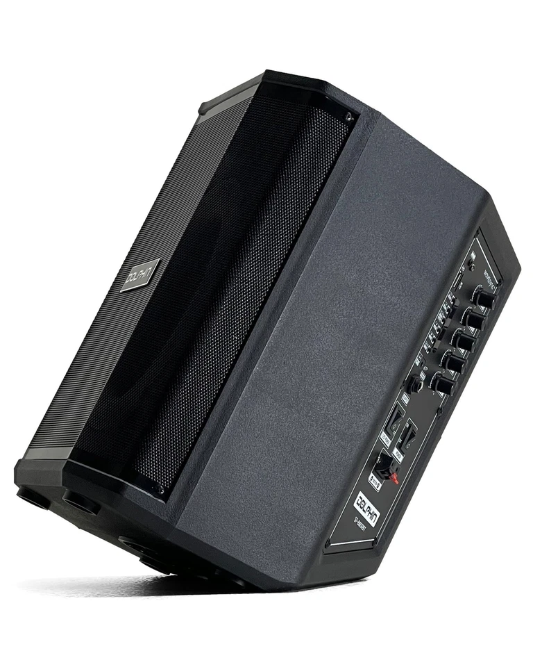 Dolphin SP-880RBT 8" Portable Bluetooth Speaker Loud & Crisp Sound with Lights - Image 3 of 4